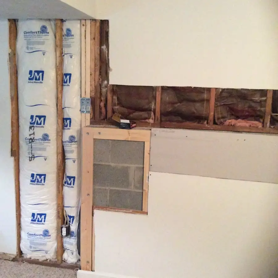 Wall insulation replacement during Odor Removal & Deodorization in West Caln